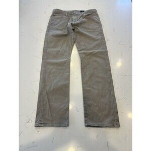 AG Adriano Goldschmied Tan The Graduate Tailored Leg Straight Jeans Size 32